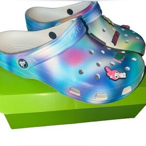 CROCS Classic Solar Rainbow Clogs